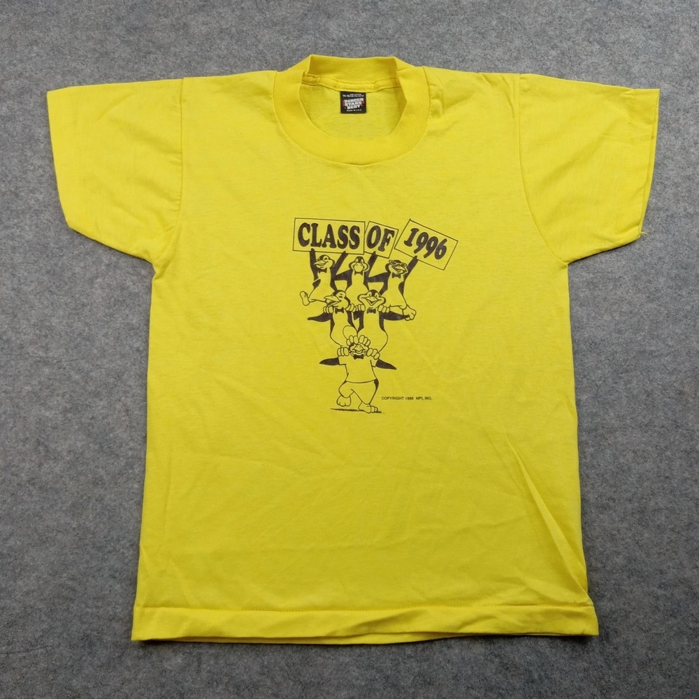 Vintage Screen Stars Shirt Youth Large 14-16 Class USA 90s Y2K Elementary School